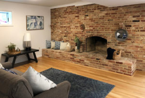 Home staging of a basement at West Annapolis, Maryland